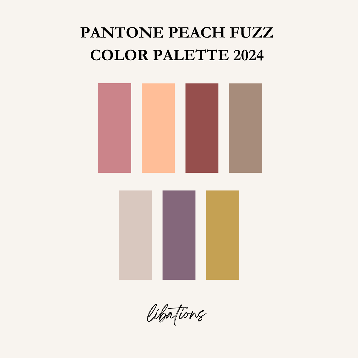 Pantone Color of the Year 2024 Home Decor Inspiration 4 pantone peach fuzz color palette libations nordroom