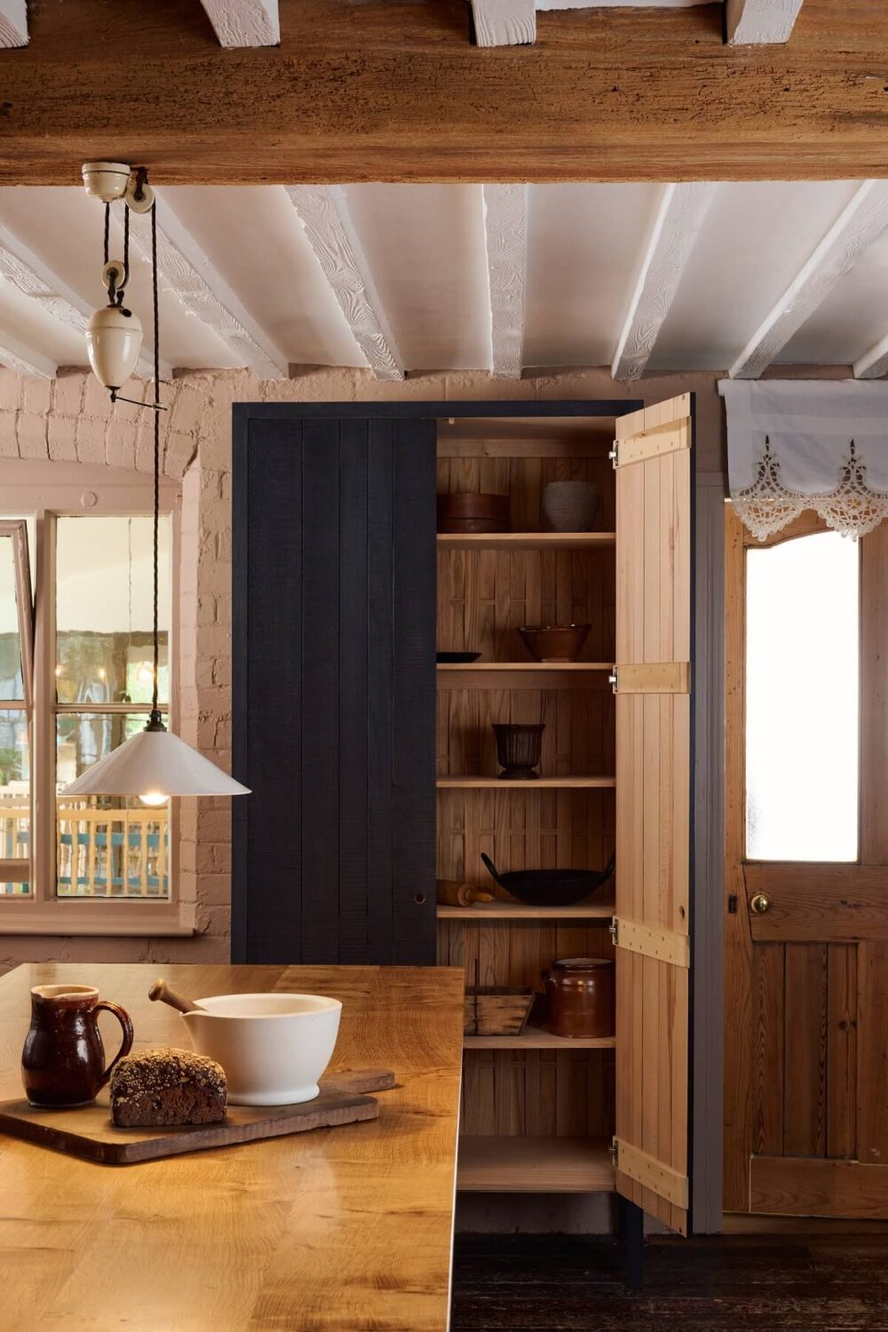 Copper Worktops in A Sebastian Cox Kitchen by deVOL 10 pantry-cabinet-devol