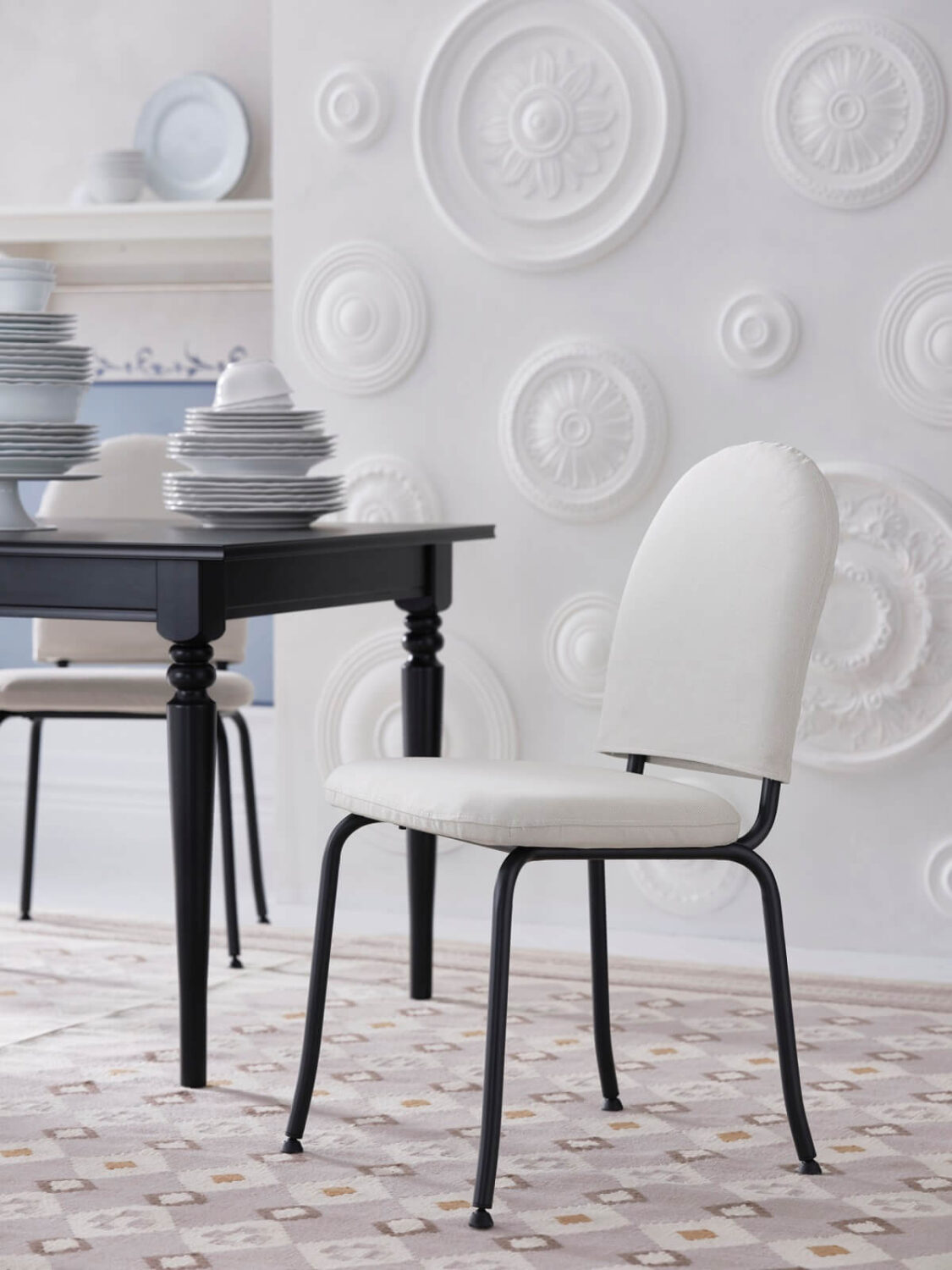 New IKEA Products January 2024: For Easy Style Tweaks 29 white-EBBALYCKE-chair-ikea-nordroom
