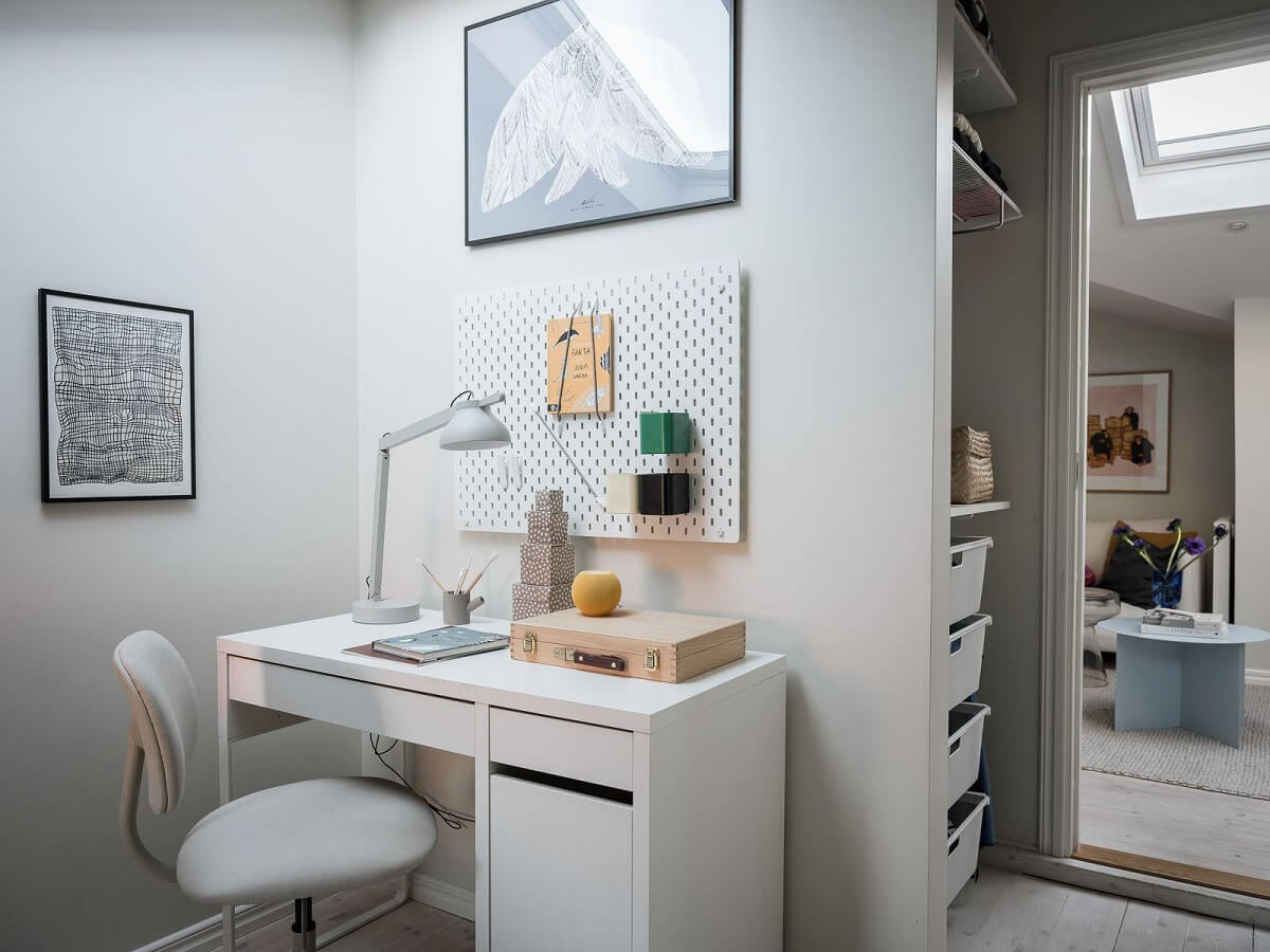 A Light-Filled Swedish Duplex is a Lovely Family Home 27 attic bedroom children room