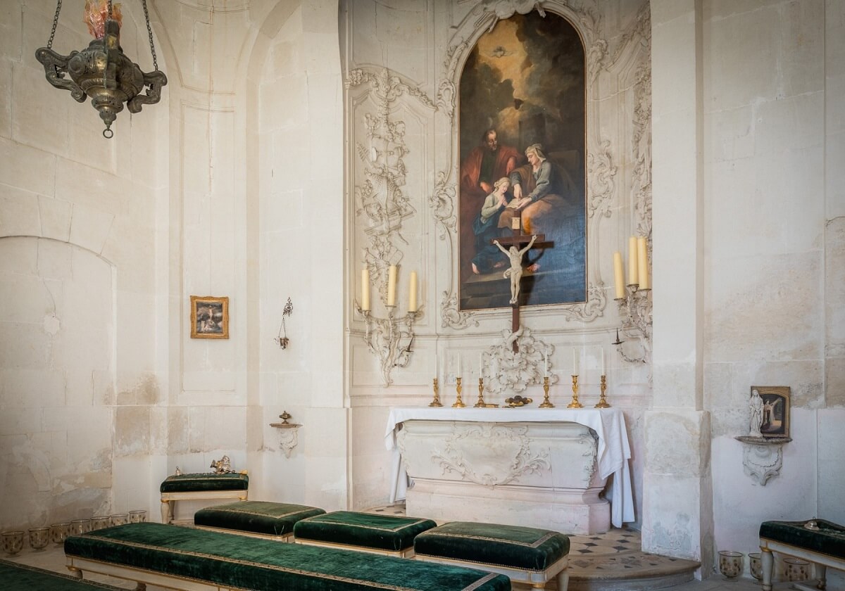 A Renovated 18th Century Chateau in France 18 chapel renovated chateau france