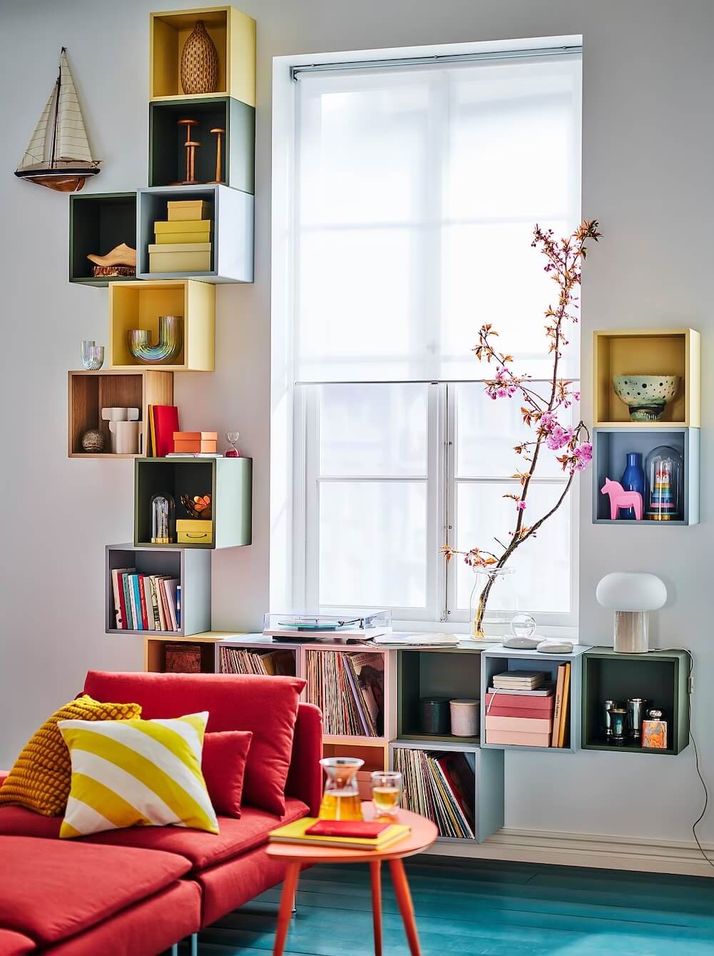 IKEA Home Style and Trends Guide 2024 20 colorful-eket-cabinets-ikea-trends-2024-nordroom