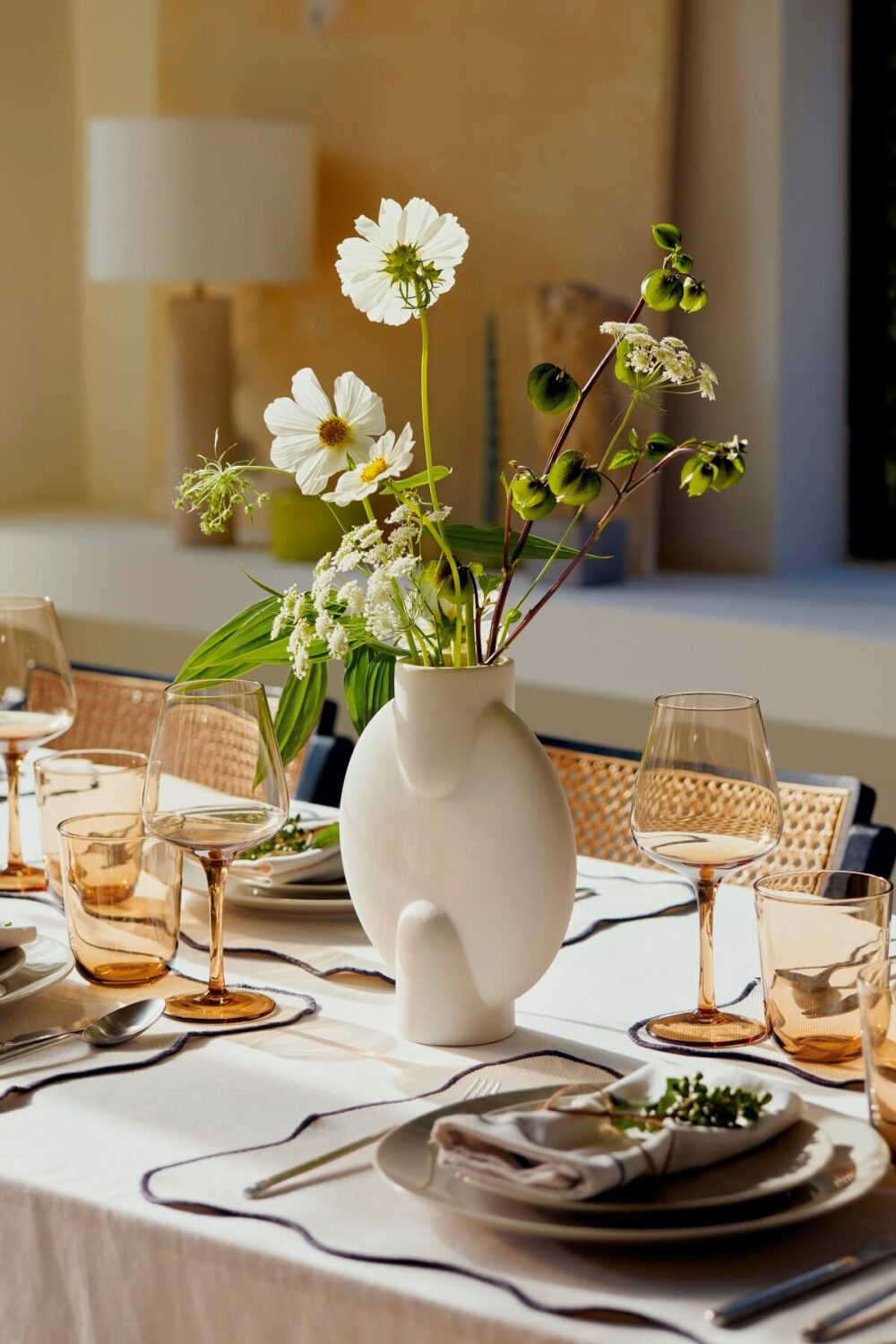 H&M HOME Spring Collection 2024: Fresh & Clean 8 dining-table-vase-hm-home-spring-collection-2024-nordroom