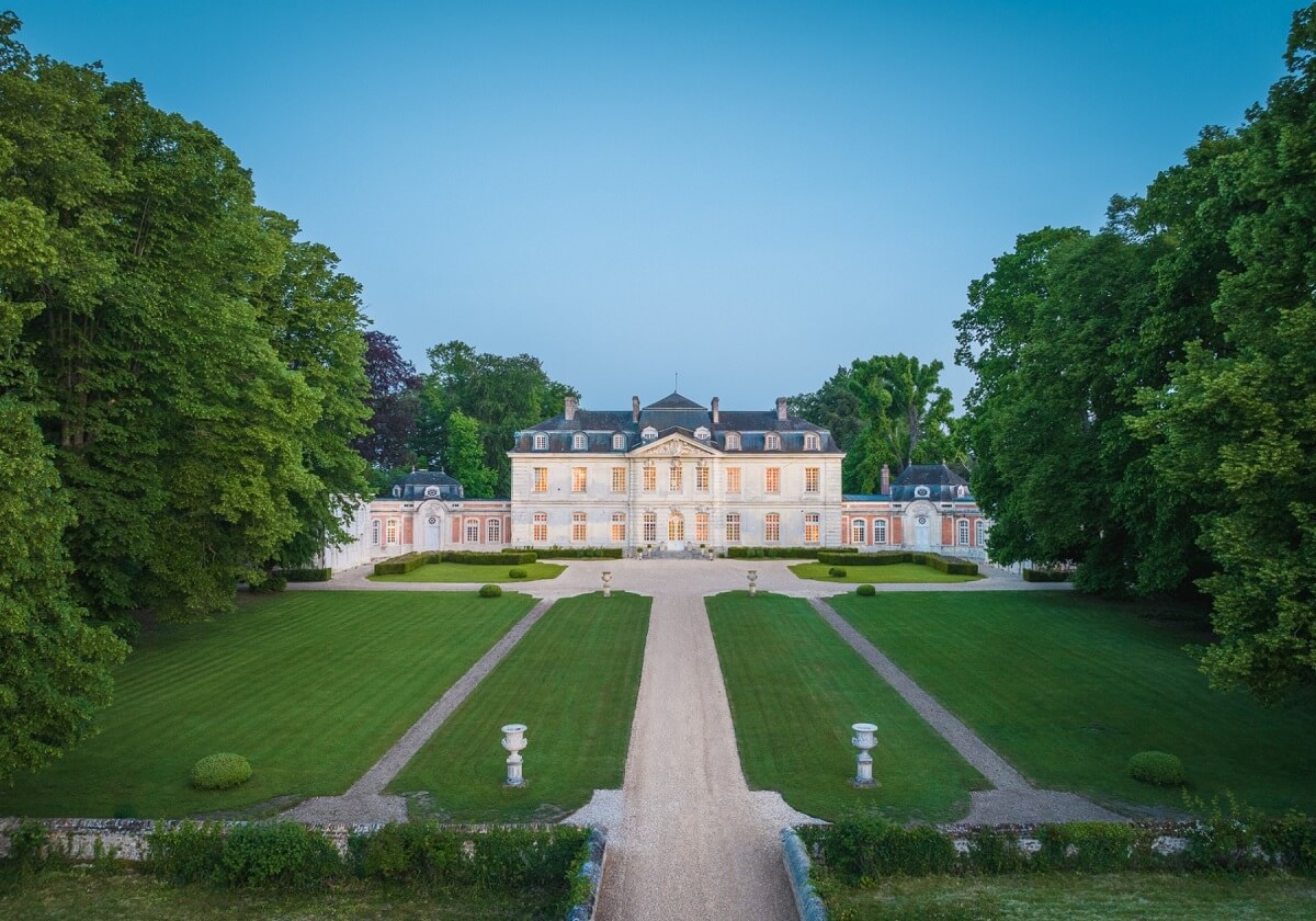 A Renovated 18th Century Chateau in France 20 french chateau garden