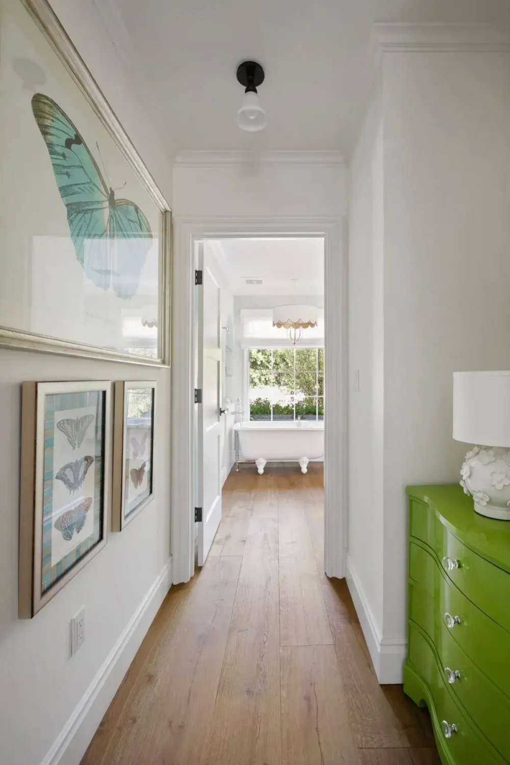 Emma Stone's Colorful Spanish-Style Los Angeles Home is For Sale 13 hallway