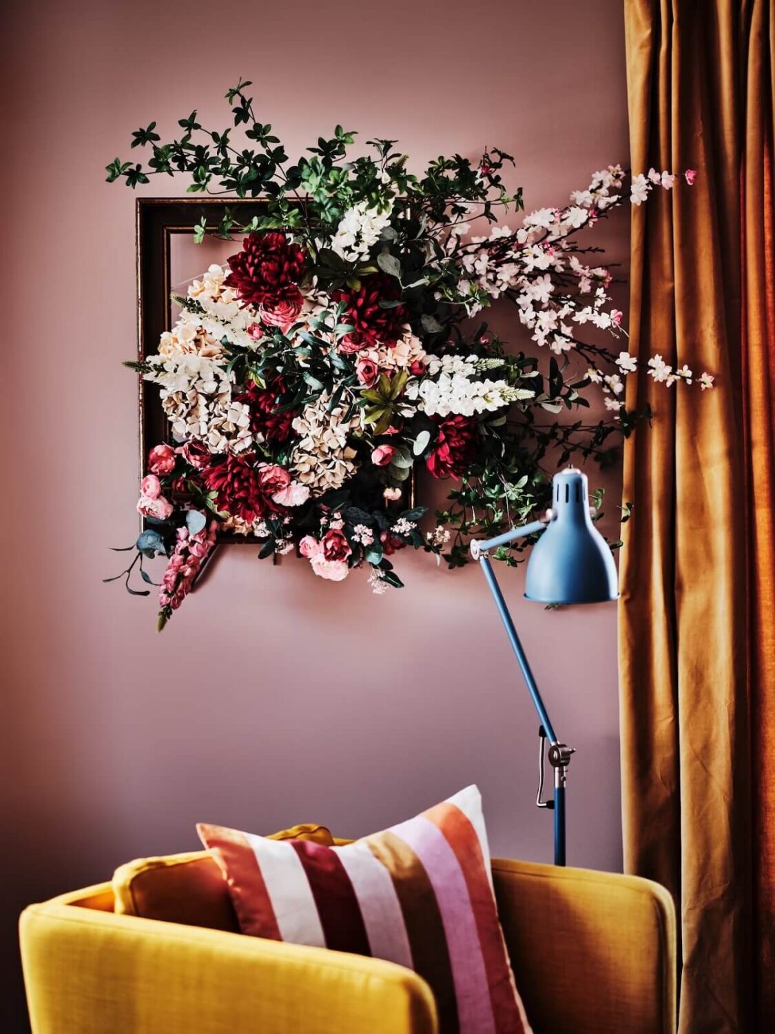 IKEA Home Style and Trends Guide 2024 6 ikea floral display warm romantic interior style nordroom
