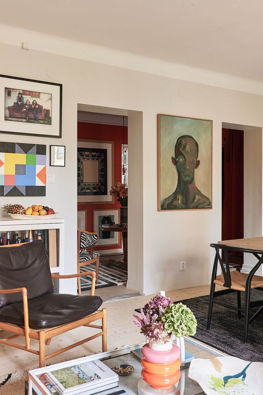 An Art-Filled Scandinavian Apartment 5 living-room-art-nordroom