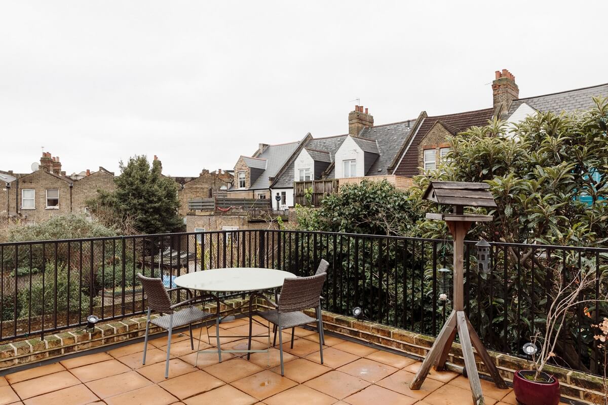 A Victorian House in London with Three Outdoor Spaces 26 roof terrace