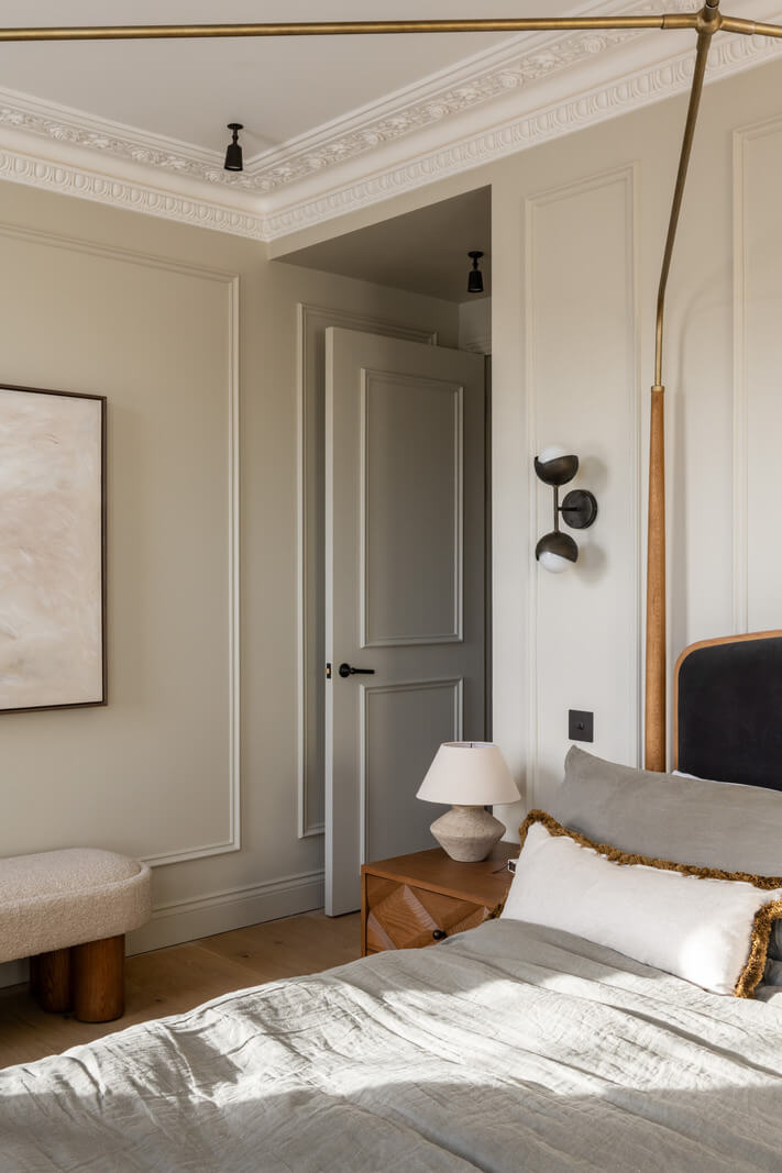 A Renovated Victorian House with Oak Features 14 serene bedroom