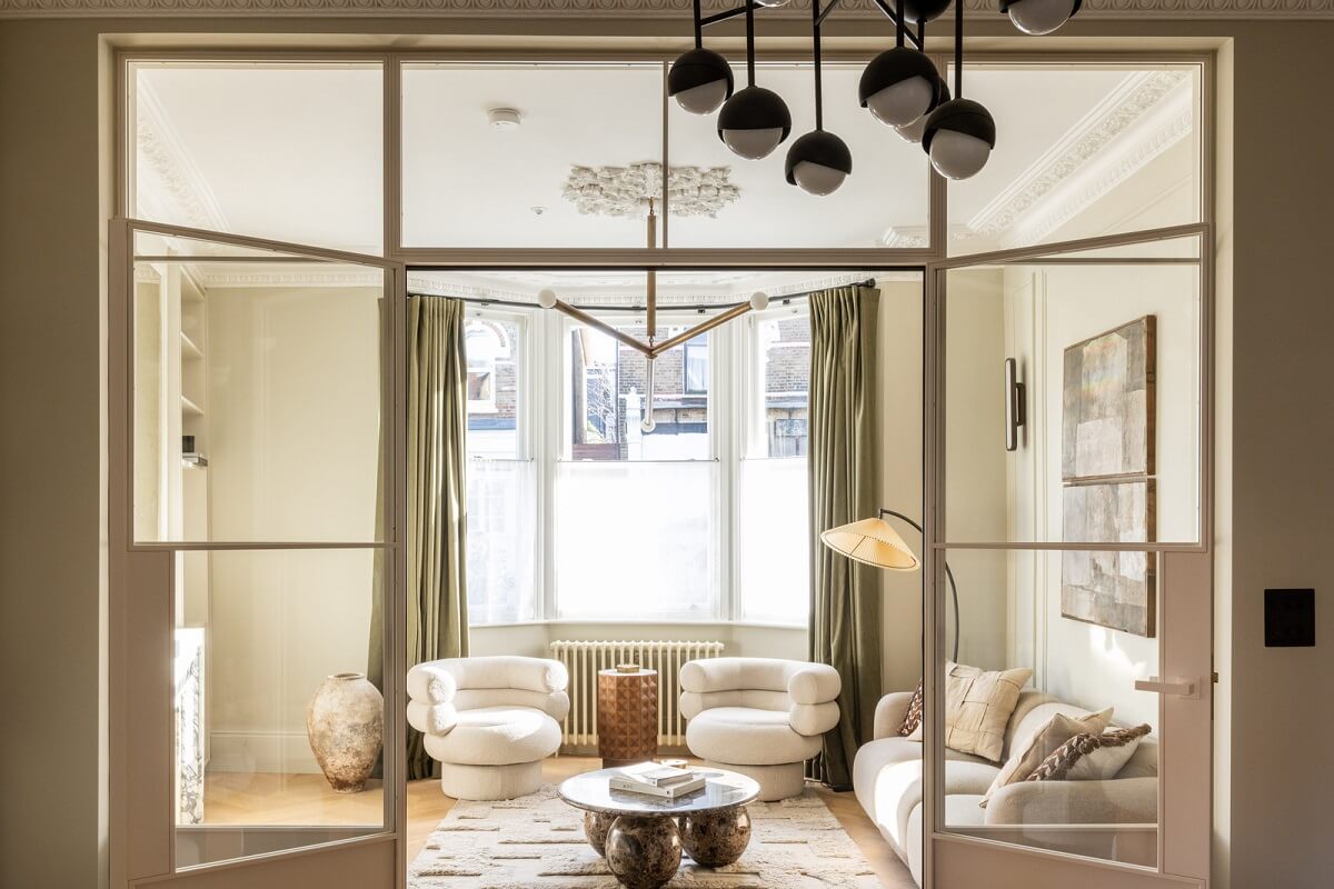 A Renovated Victorian House with Oak Features 3 serene living room historic english house nordroom
