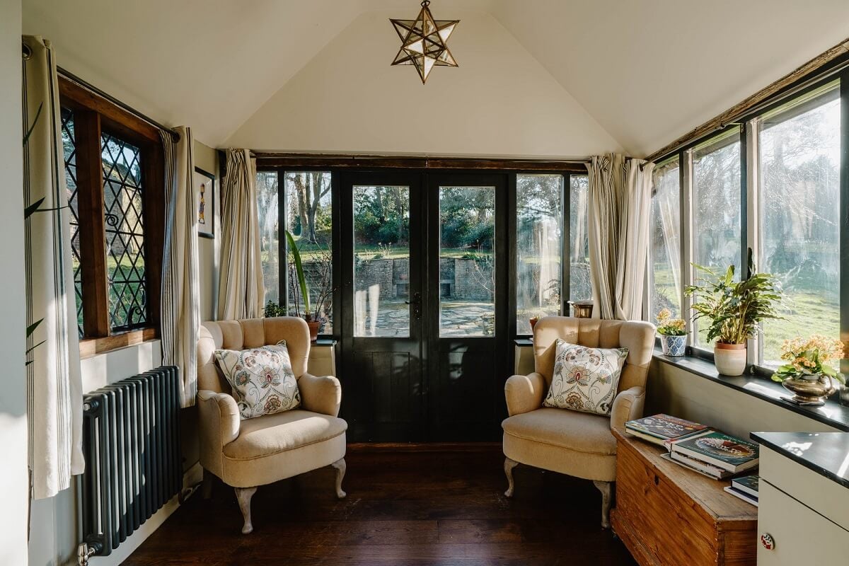 A Cozy Historic English Country House with Exposed Beams 10 sitting room historic english country house nordroom