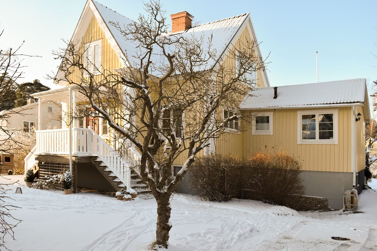 A Light Family Home in a Historic Yellow Villa 34 yellow wood family home sweden nordroom