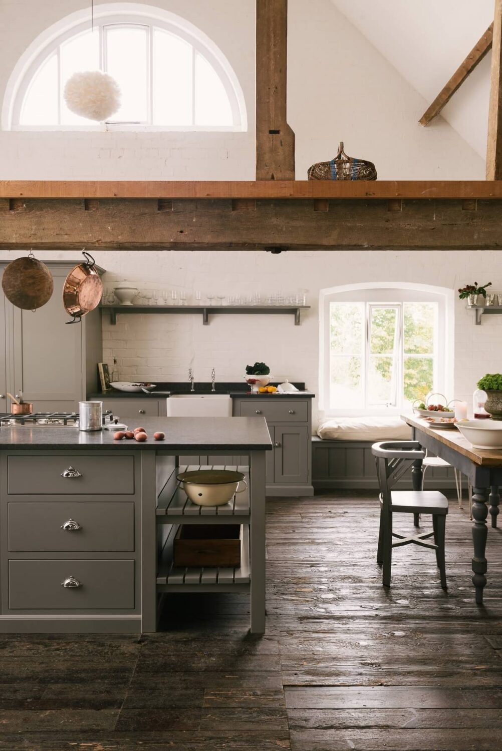 A Yellow Mediterranean-style deVOL Kitchen with High Ceilings 17 10.TheRealShakerKitchen deVOL before nordroom A Yellow Mediterranean-style deVOL Kitchen with High Ceilings