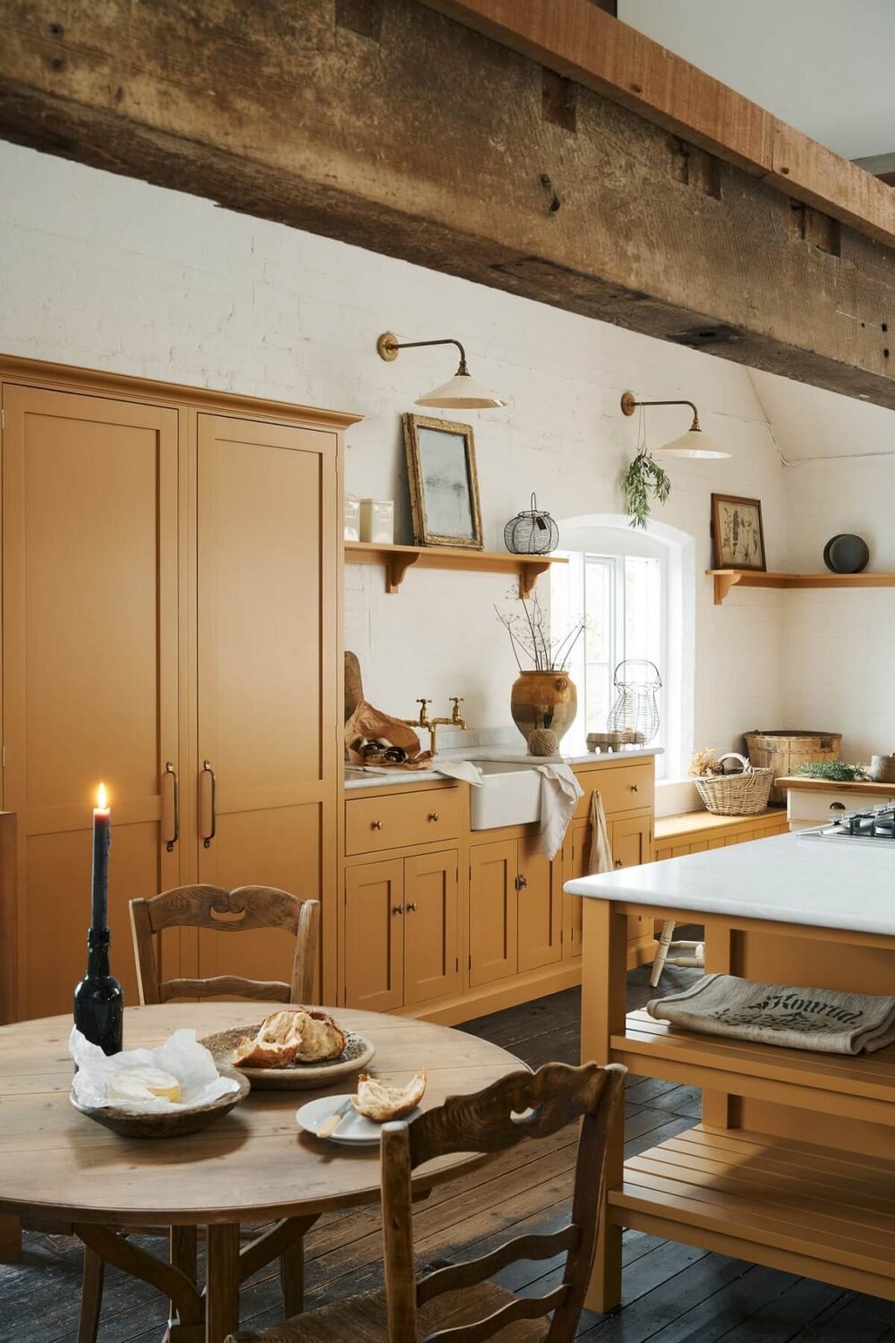 Yellow Kitchen Design Ideas (with Paint Colors) 16 14.TheRealShakerKitchen deVOL nordroom Yellow Kitchen Design Ideas (with Paint Colors)