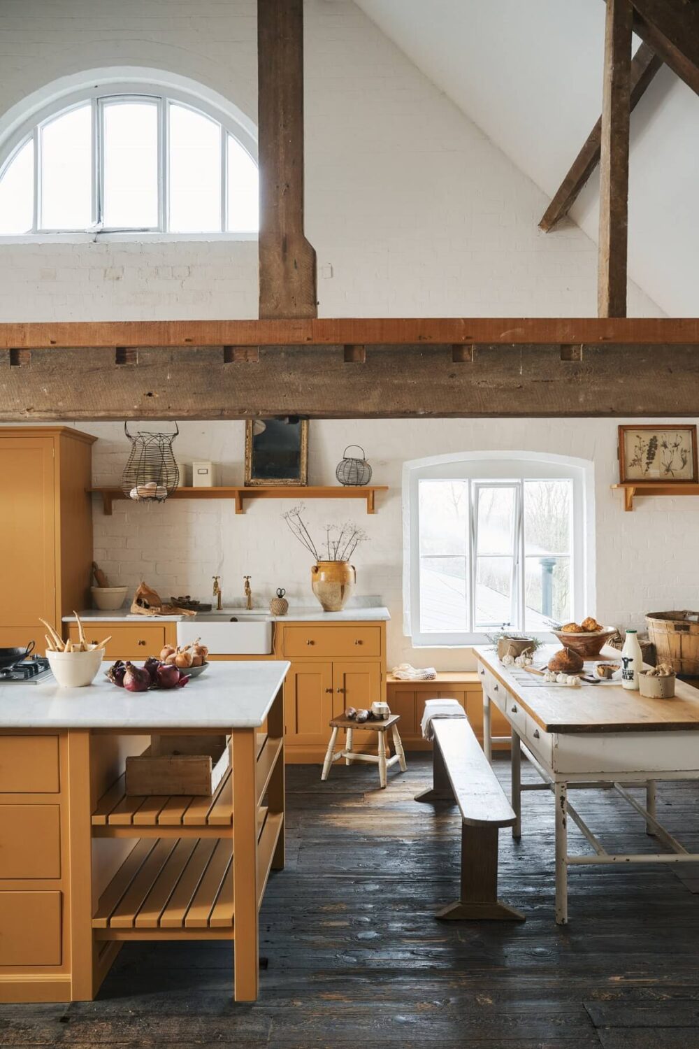 Yellow Kitchen Design Ideas (with Paint Colors) 15 3.TheRealShakerKitchen deVOL nordroom Yellow Kitchen Design Ideas (with Paint Colors)