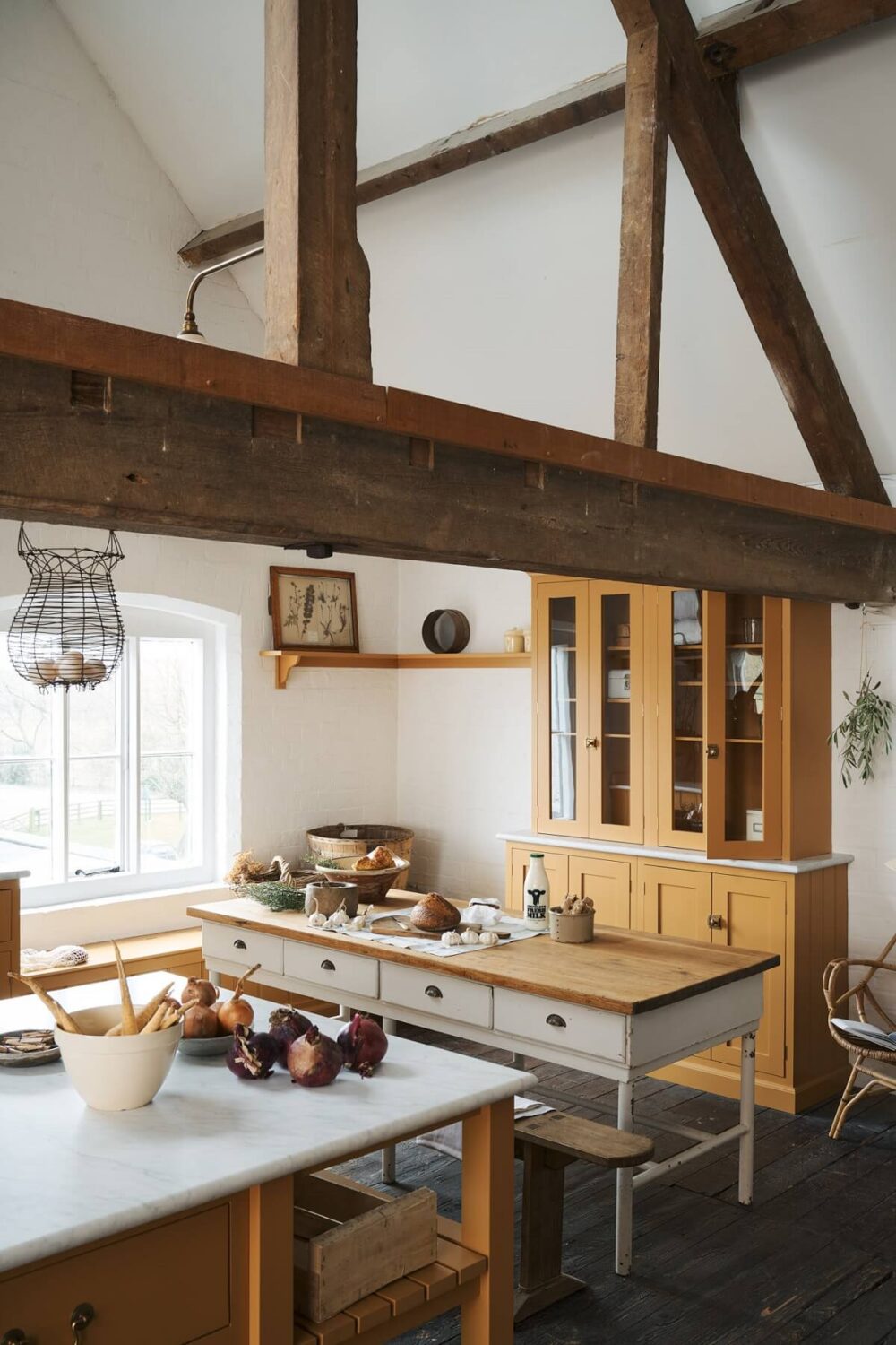 A Yellow Mediterranean-style deVOL Kitchen with High Ceilings 6 5.TheRealShakerKitchen deVOL nordroom A Yellow Mediterranean-style deVOL Kitchen with High Ceilings