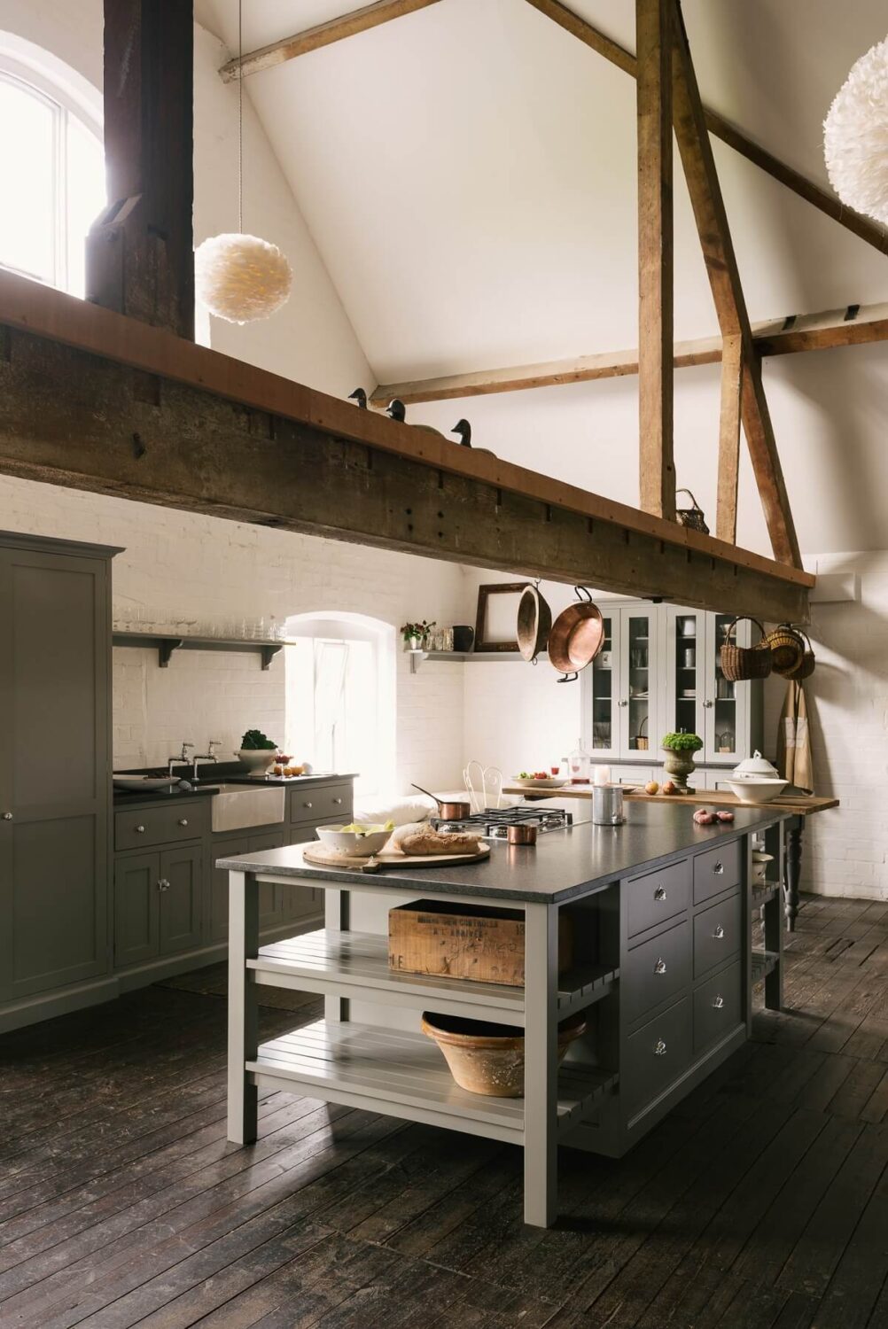 A Yellow Mediterranean-style deVOL Kitchen with High Ceilings 16 6.TheRealShakerKitchen deVOL before nordroom A Yellow Mediterranean-style deVOL Kitchen with High Ceilings