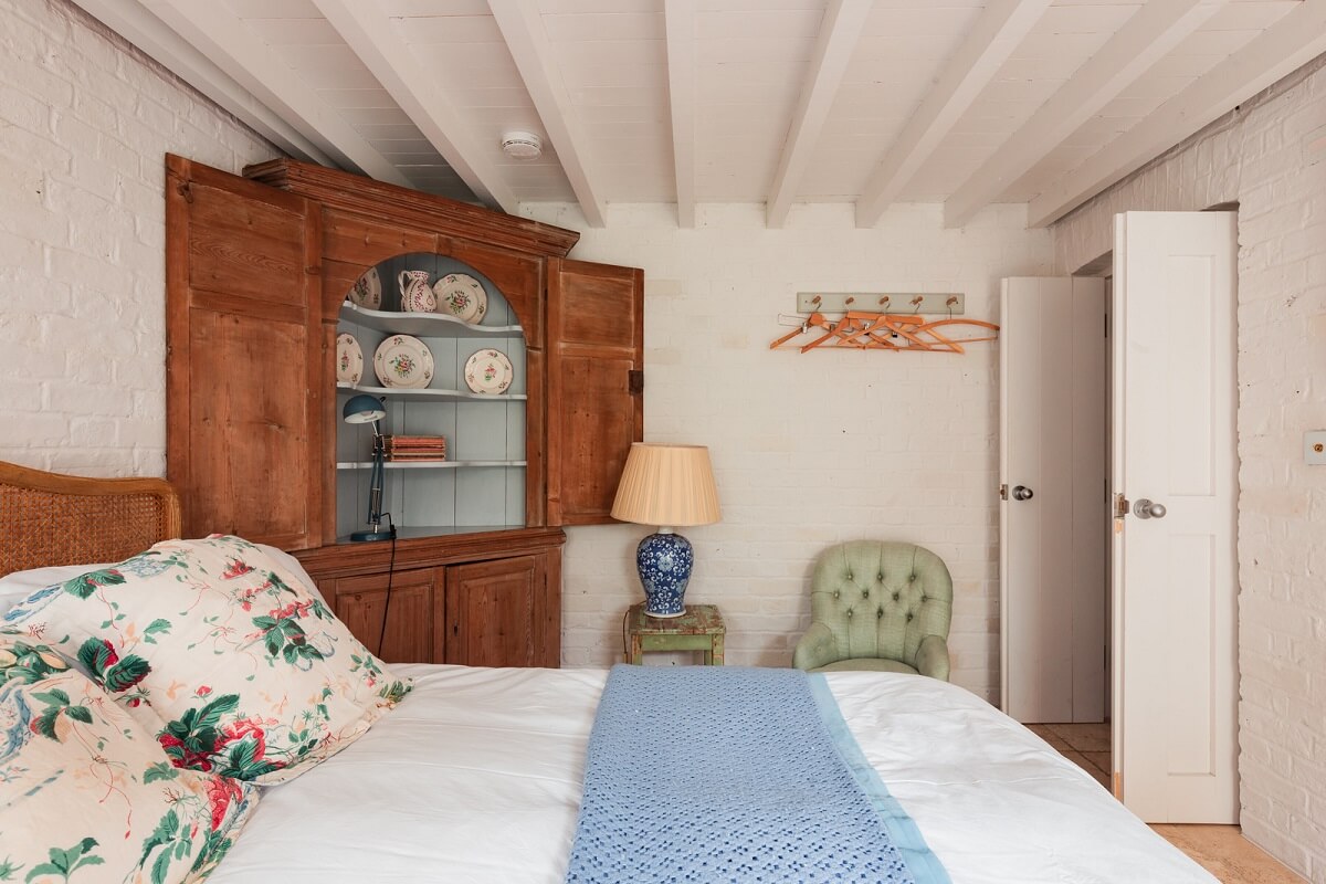A Home with Cottage Interiors in a Former Cambridge Shop 21 bedroom antique cabinet