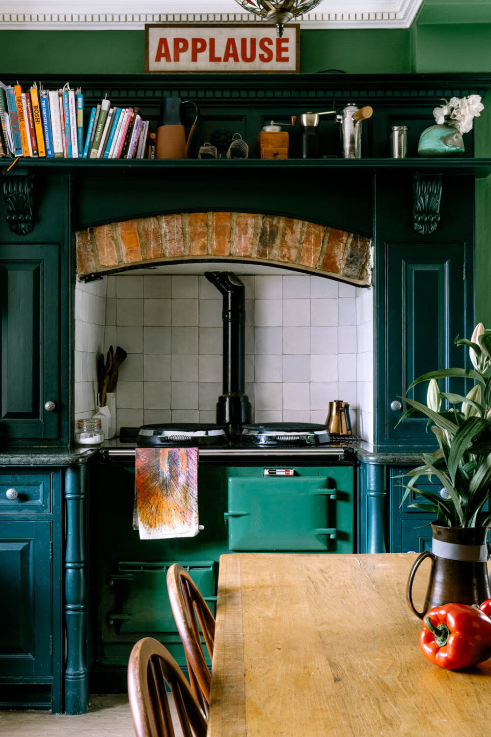Color of the Year 2025 Prediction (with Color Palettes) 27 deep-green-country-kitchen-color-of-the-year-2025-prediction-nordroom