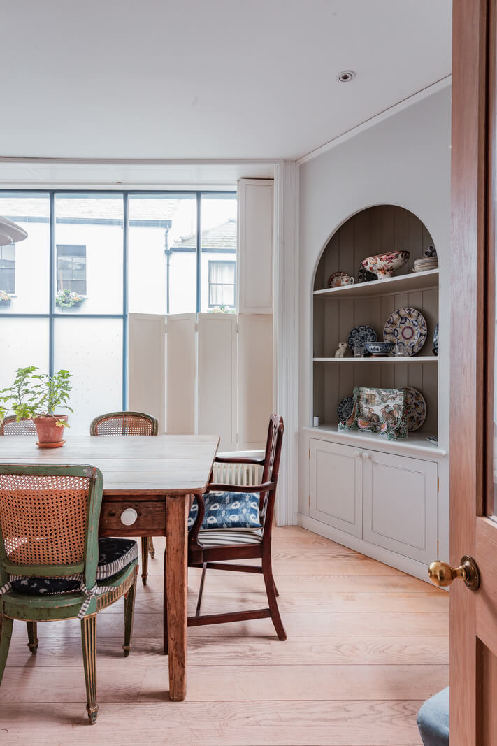A Home with Cottage Interiors in a Former Cambridge Shop 4 dining room cottage style