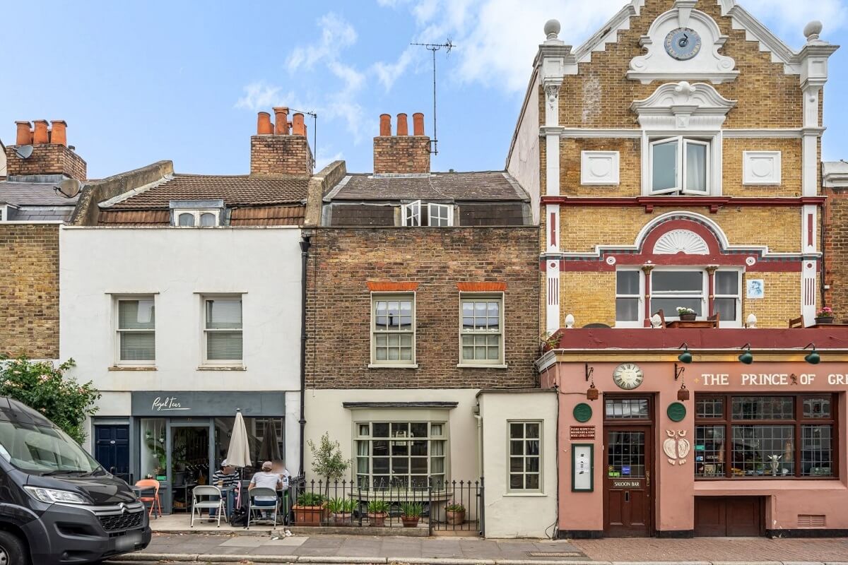 A Colorful Historic Family Home in London 33 exterior colorful london family home