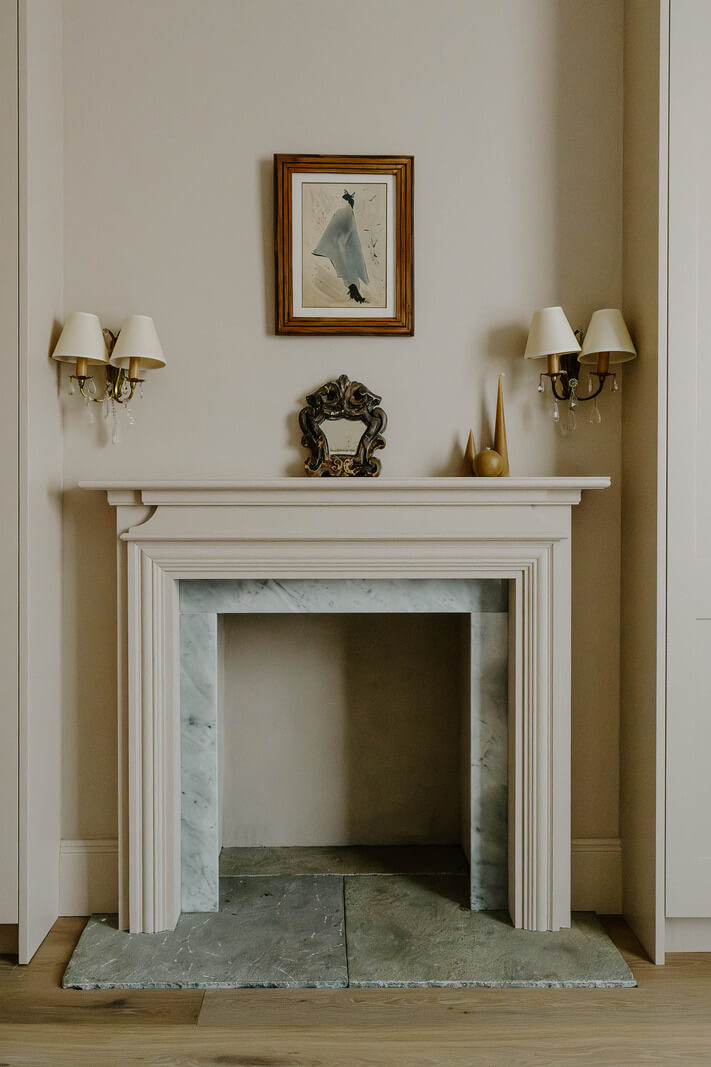 A Restored and Extended London Townhouse 4 fireplace