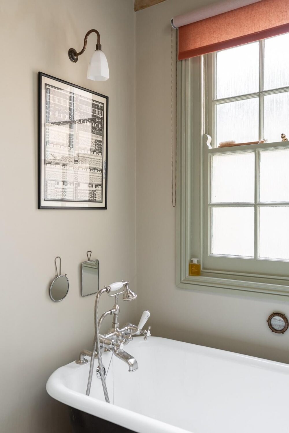 A Colorful Historic Family Home in London 23 freestanding bath