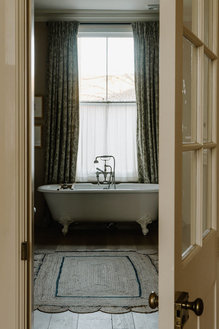 A Restored and Extended London Townhouse 17 freestanding bath