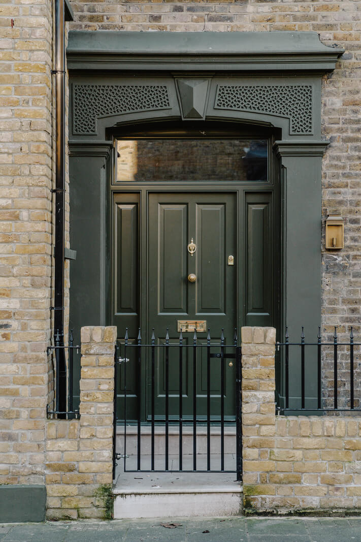 A Restored and Extended London Townhouse 26 front door london townhouse