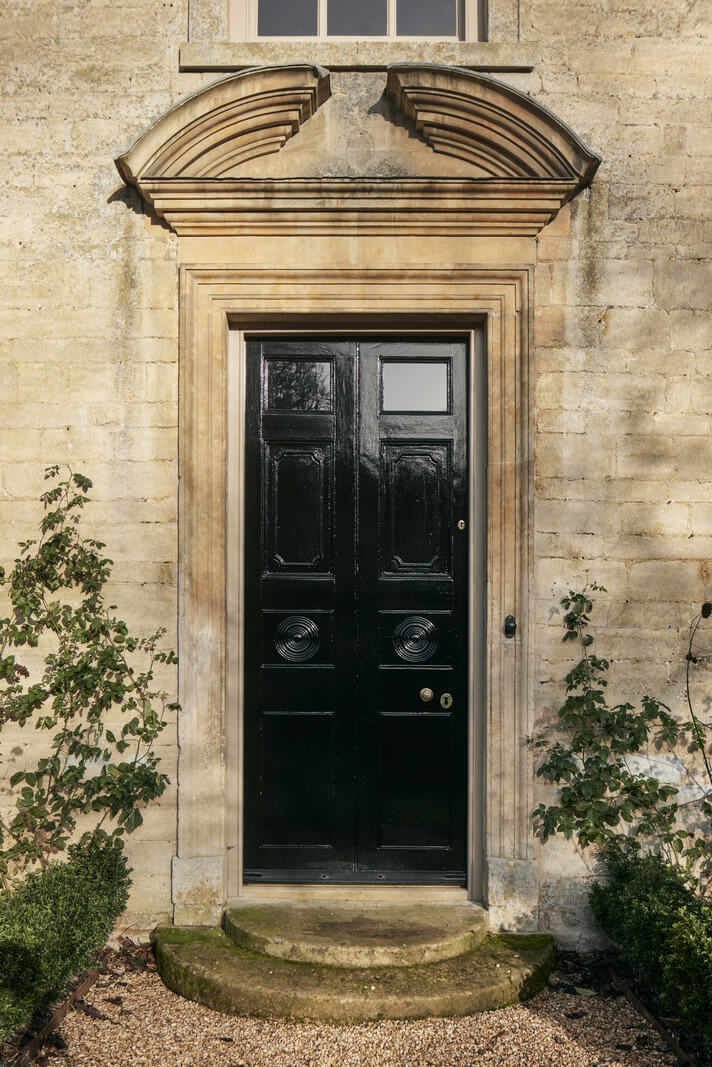 A Historic English Country House with Restored Interiors 29 front door newton house