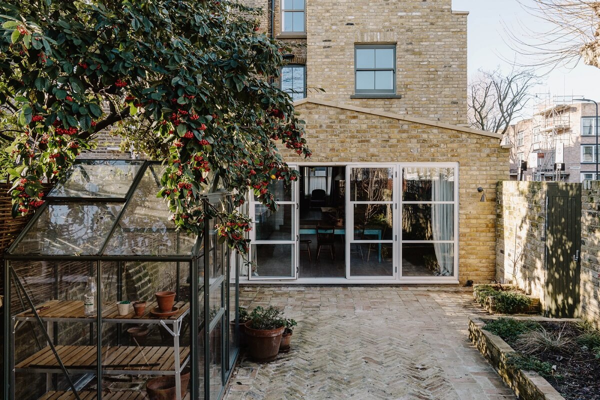 A Restored and Extended London Townhouse 24 garden london home