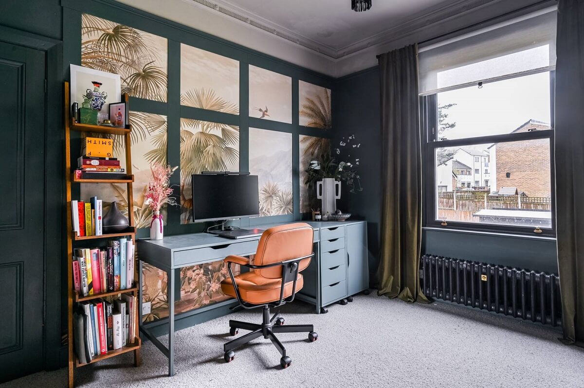 An Eclectic Victorian Townhouse in London 14 ikea-alex-desk-drawers-home-office-nordroom