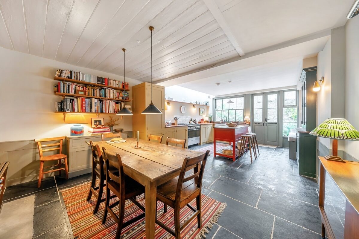 A Colorful Historic Family Home in London 4 large-colorful-kitchen-dining-space-nordroom