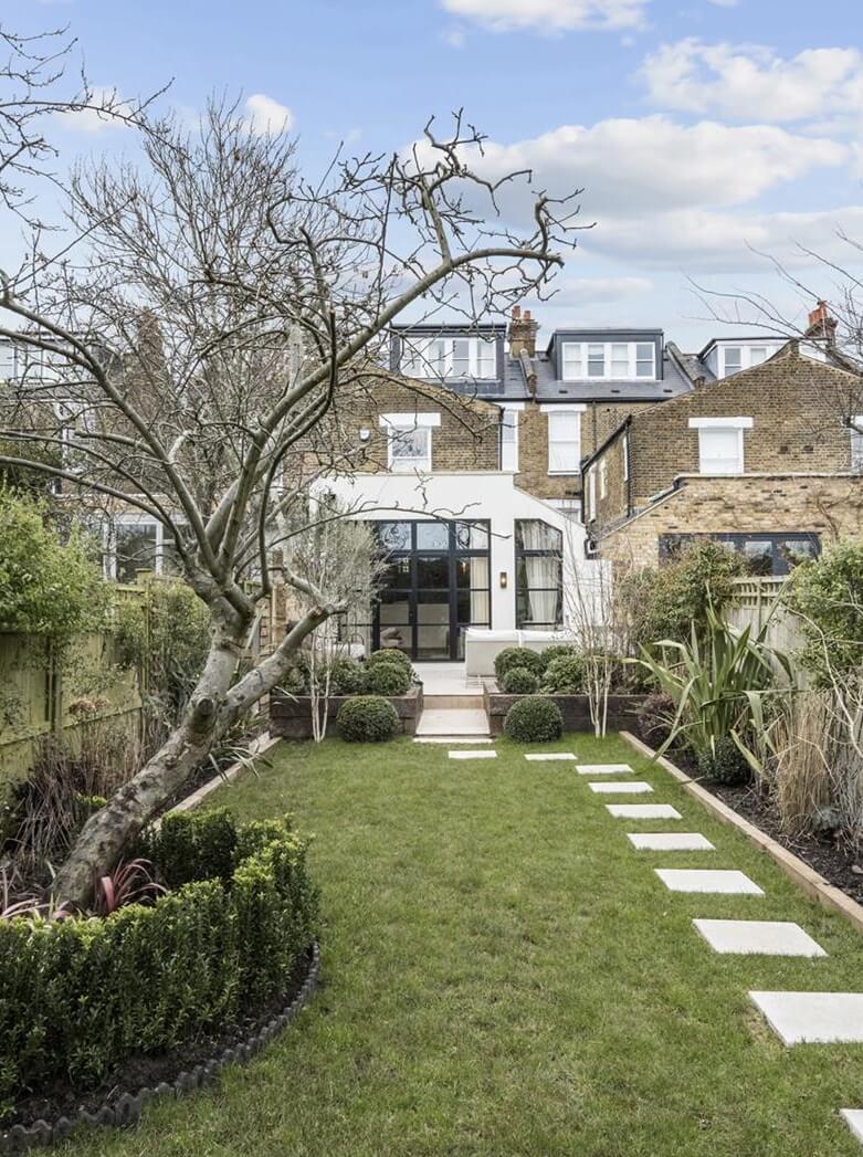 Modern Rustic Interiors in an Edwardian House in London 33 modern city garden