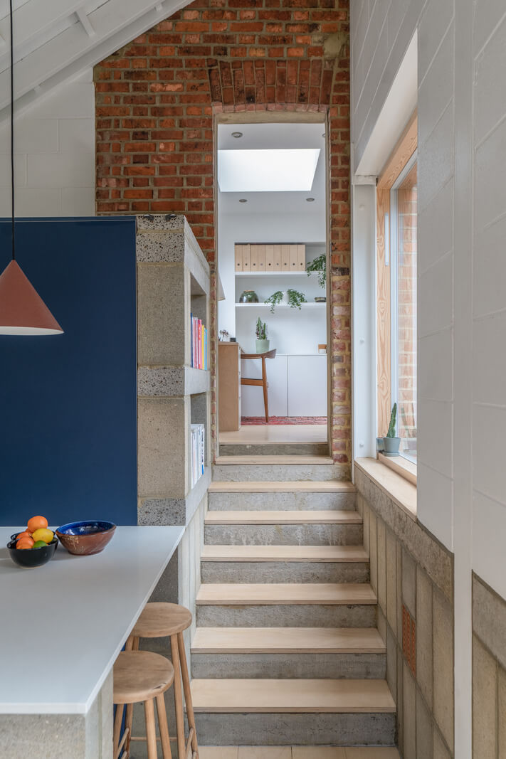 An Award-Winning Apartment with a Modern Extension 8 modern kitchen extension exposed brick wall nordroom