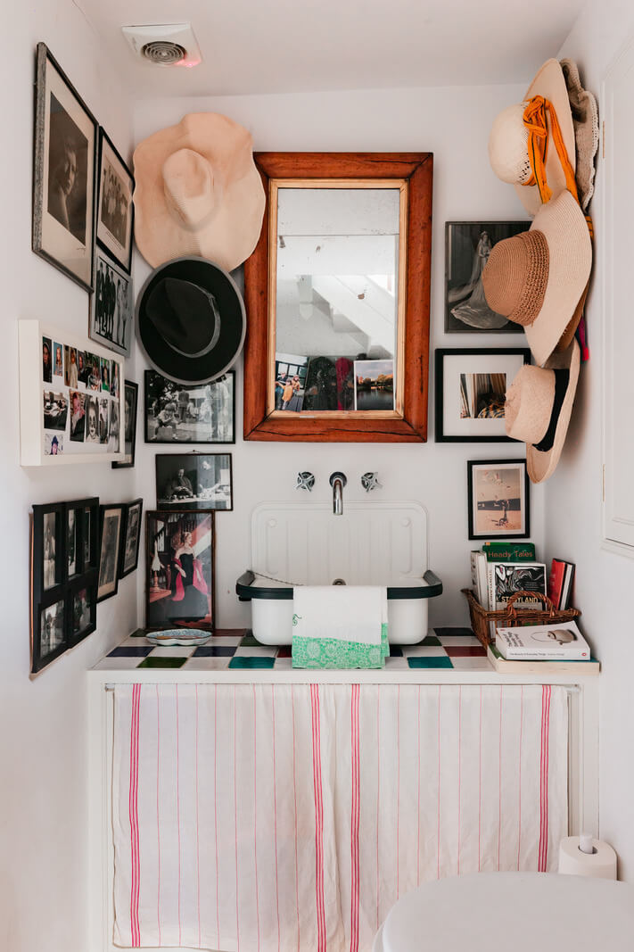 A Home with Cottage Interiors in a Former Cambridge Shop 17 powder room