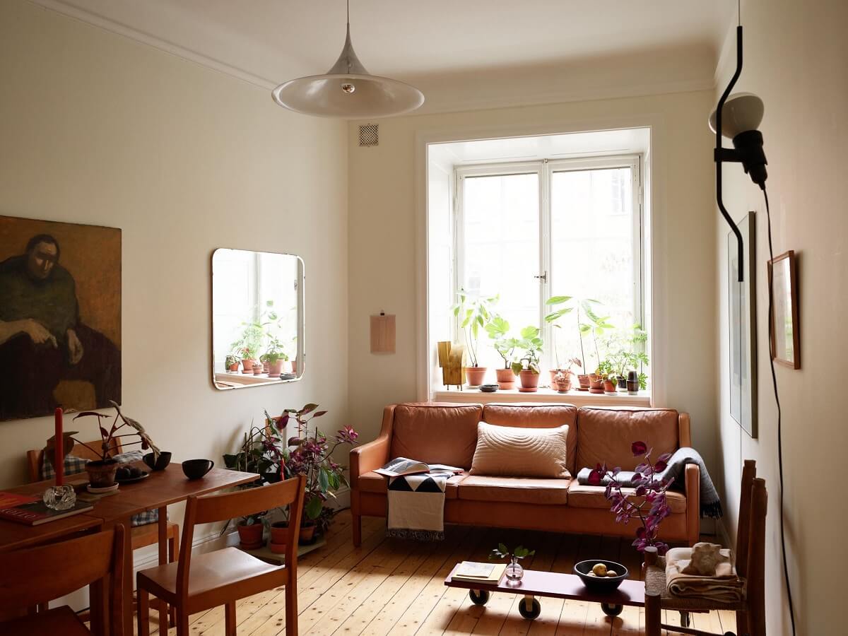 small scandi living room