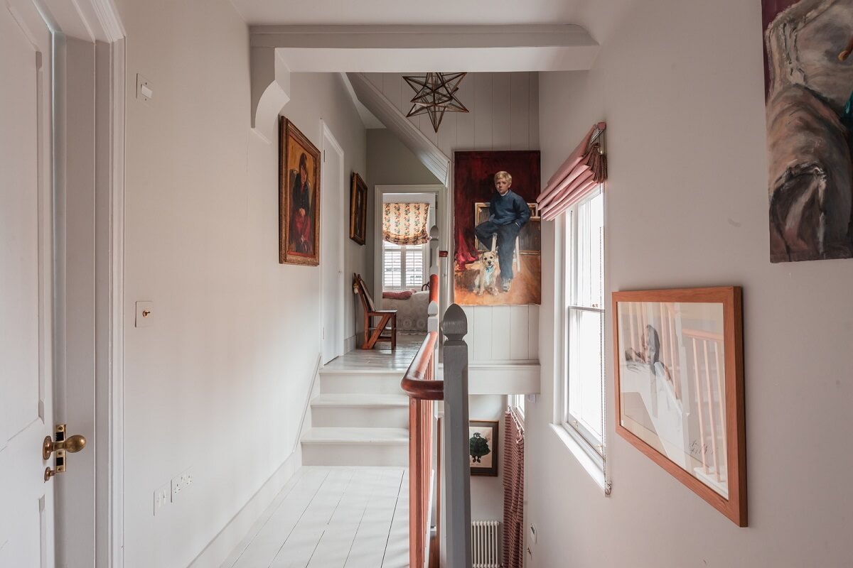 A Home with Cottage Interiors in a Former Cambridge Shop 10 staircase