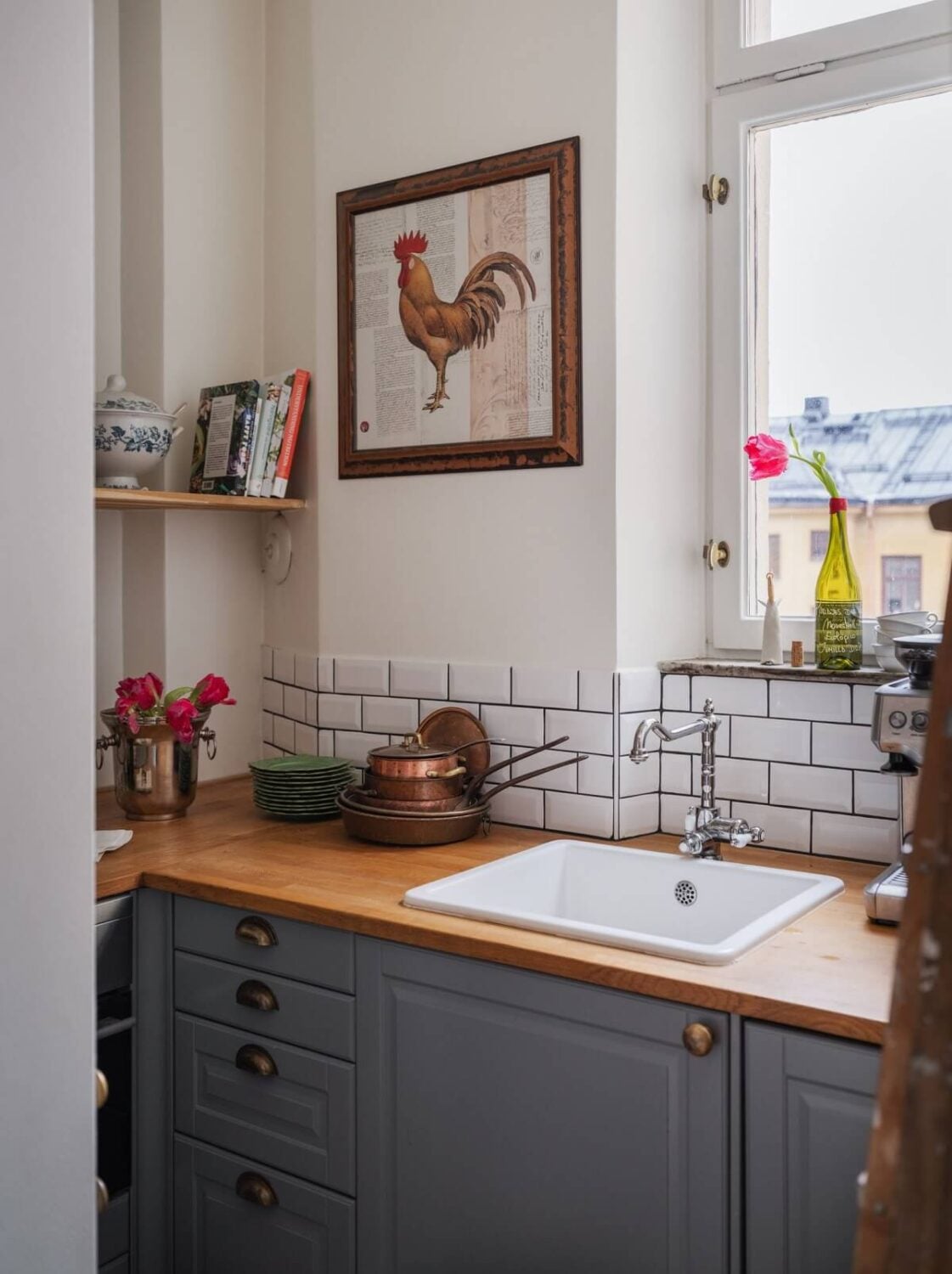 Small Space, Big Style: How to Design a Teeny-Tiny Kitchen That Works 30 tiny kitchen with gray cabinets nordroom