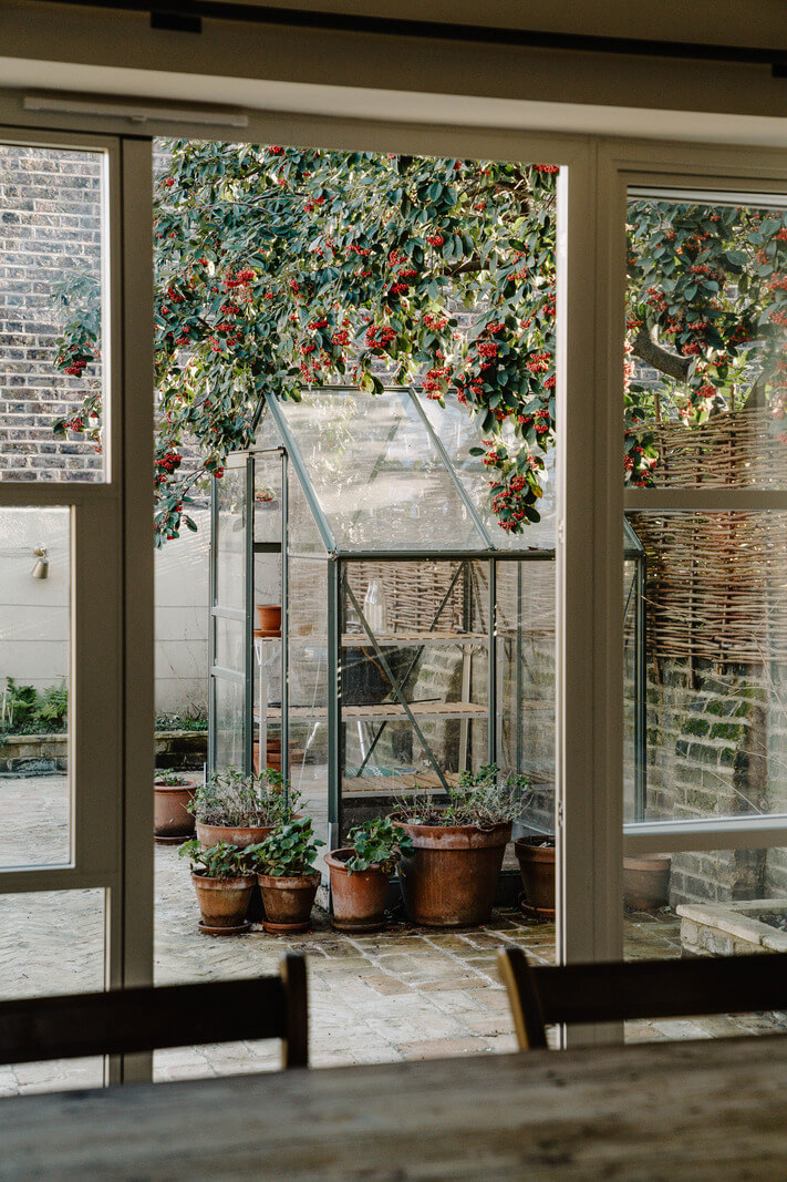 A Restored and Extended London Townhouse 25 view of garden