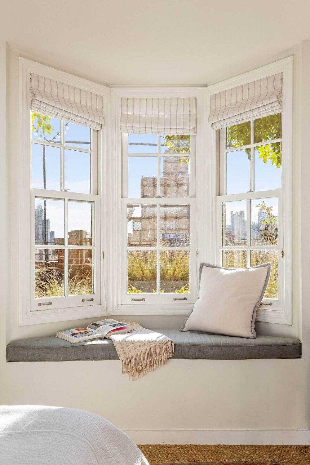 A New York Penthouse with a Rooftop Cottage 20 window seat new york views