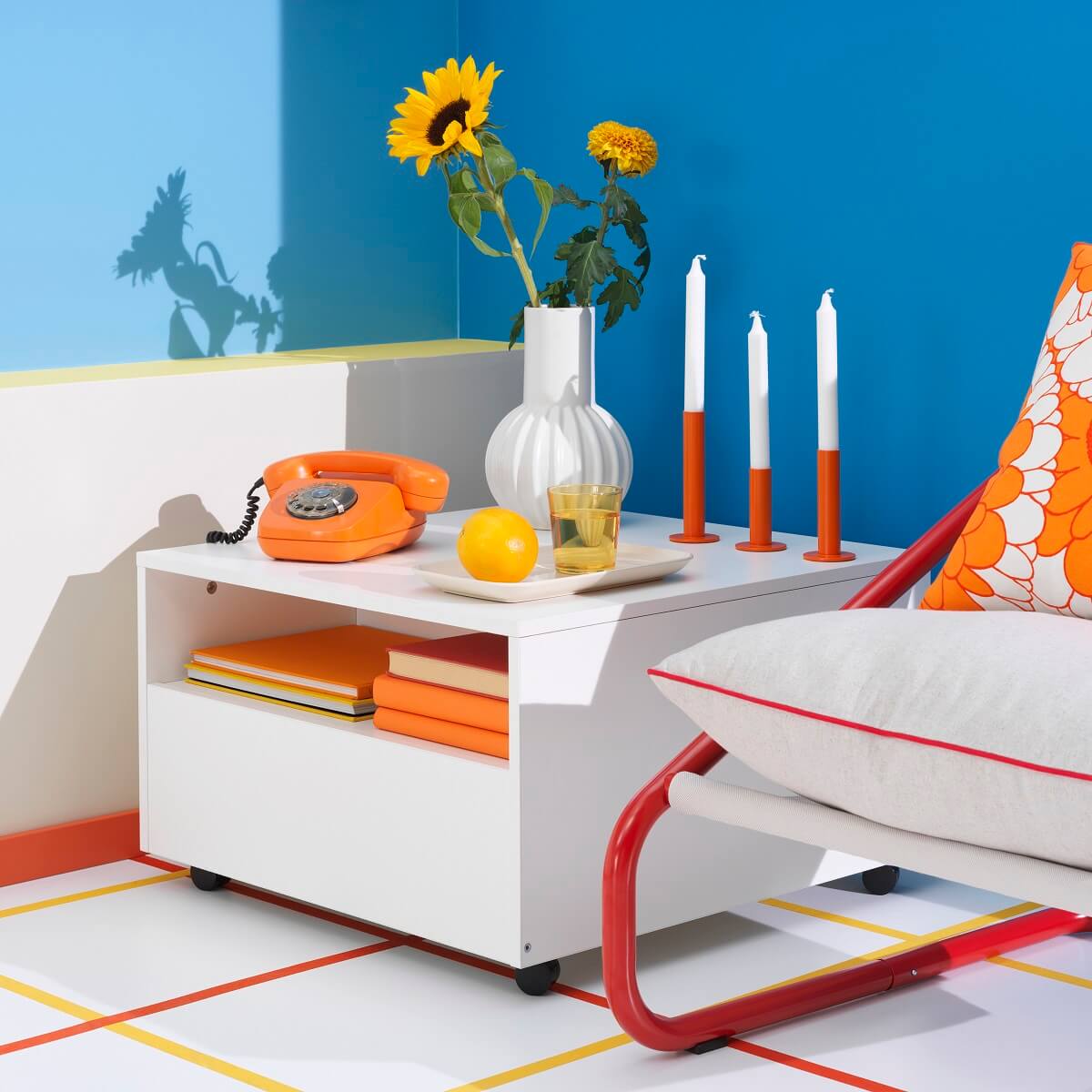 IKEA Nytillverkad Part 4: 60s and 70s Flower Power Designs 25 IKEA_GARNANAS_sofa table nordroom