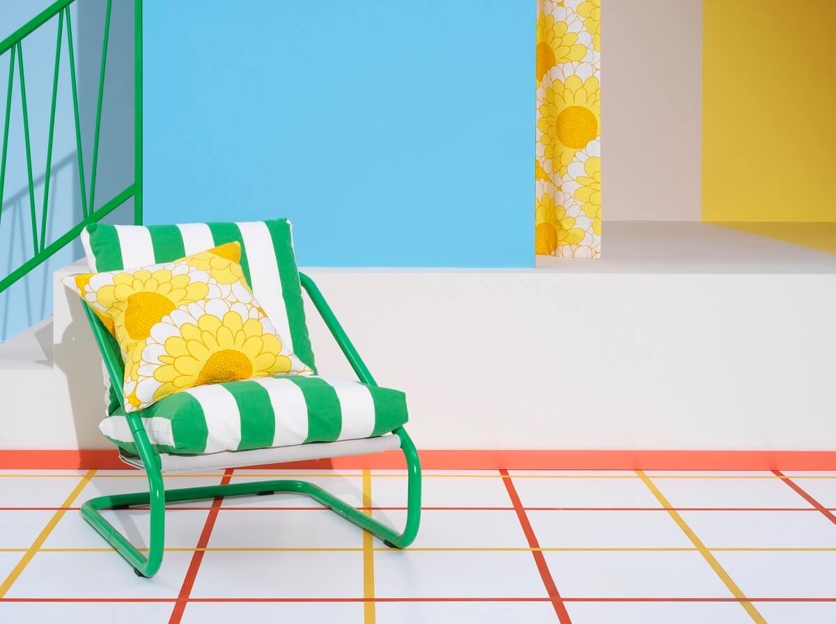 IKEA Nytillverkad Part 4: 60s and 70s Flower Power Designs 4 IKEA_ONNESTAD_sriped chair