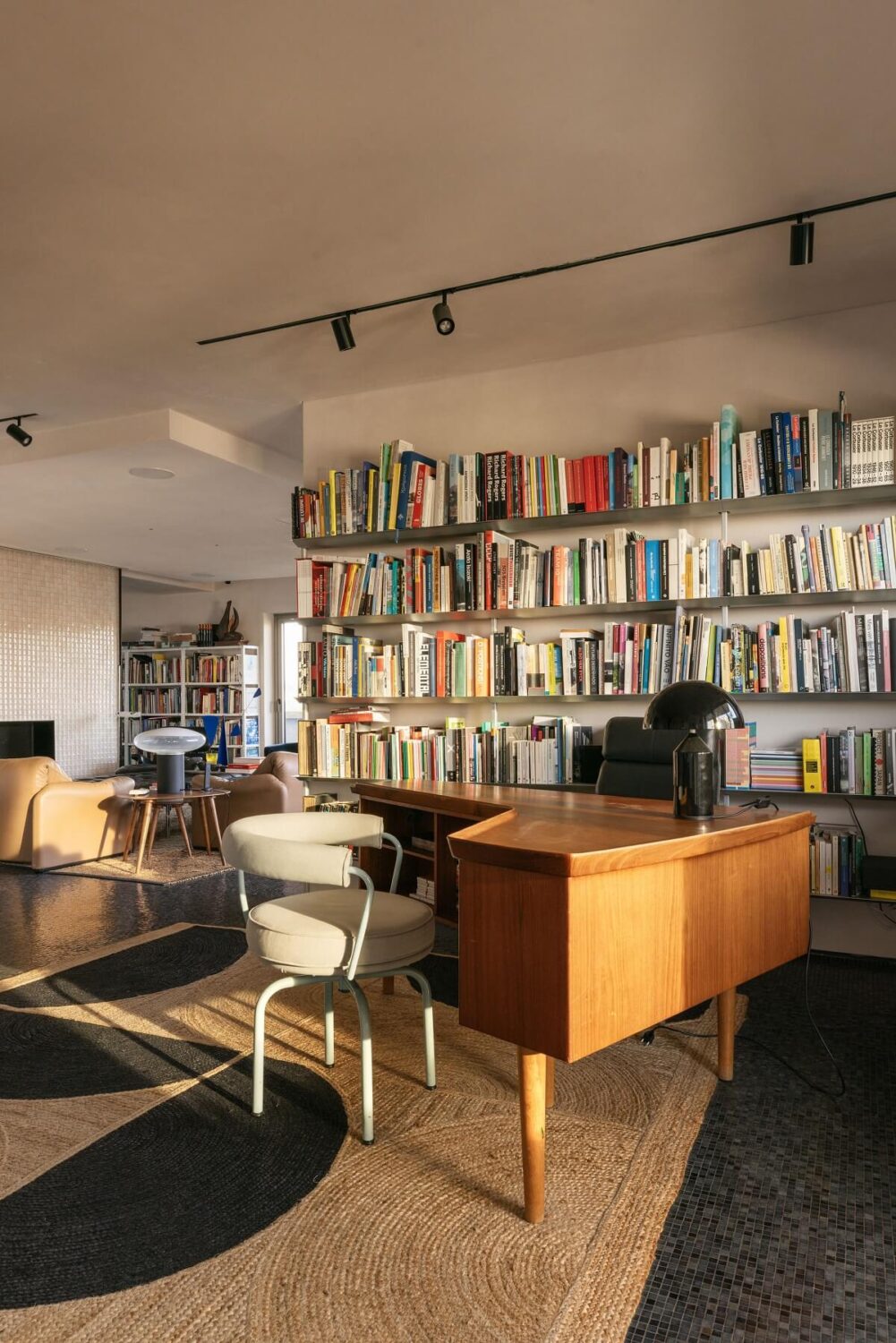 The Suspended Garden: An Architect-Designed Mid-Century Lisbon Apartment 12 bookshelves The Suspended Garden: An Architect-Designed Mid-Century Lisbon Apartment