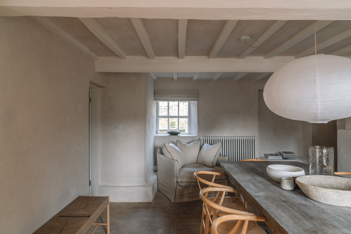 Contemporary Interiors in a Historic English House 5 dining room 1 Contemporary Interiors in a Historic English House