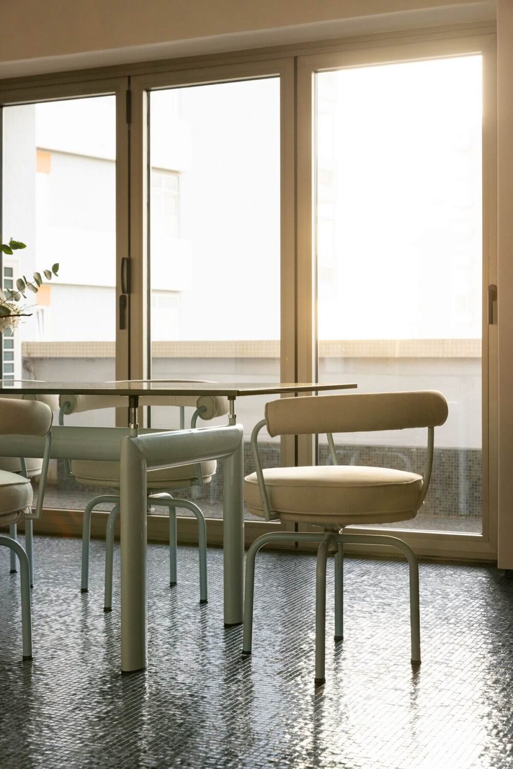 The Suspended Garden: An Architect-Designed Mid-Century Lisbon Apartment 9 dining room natural light The Suspended Garden: An Architect-Designed Mid-Century Lisbon Apartment