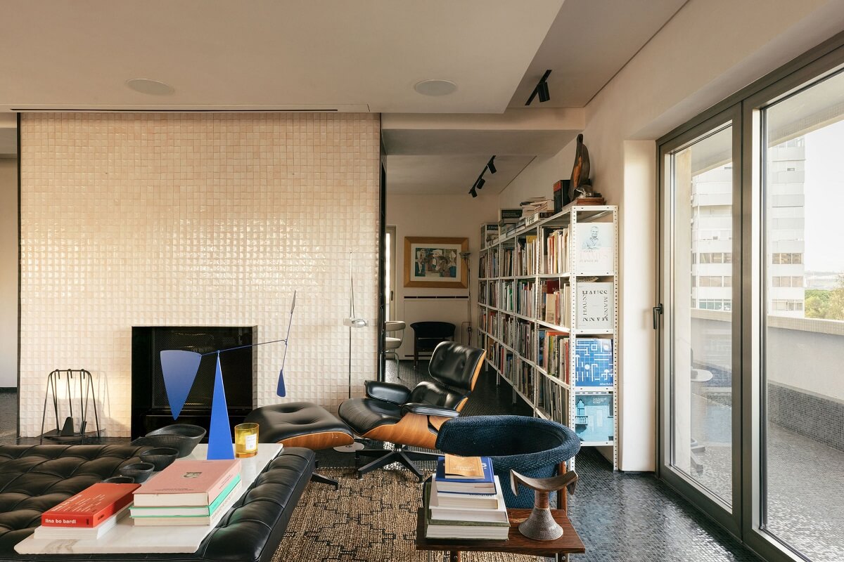 The Suspended Garden: An Architect-Designed Mid-Century Lisbon Apartment 2 living room