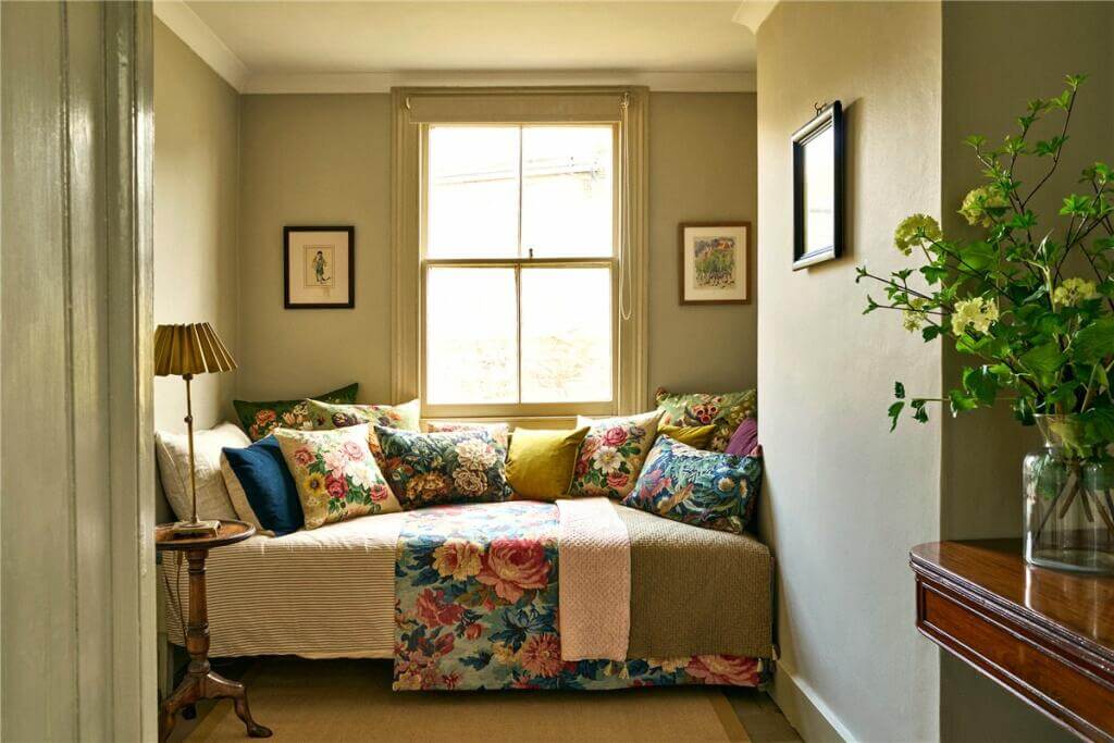 A Warm Muted Color Palette in a Victorian House 31 small bedroom
