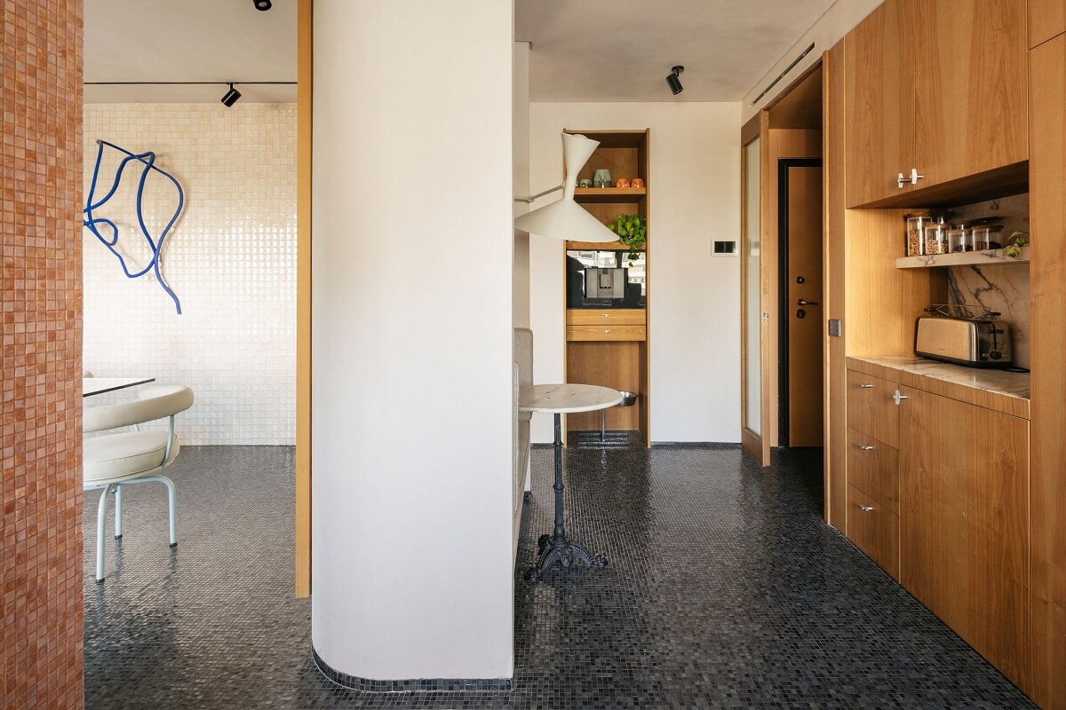 The Suspended Garden: An Architect-Designed Mid-Century Lisbon Apartment 6 suspended garden kitchen The Suspended Garden: An Architect-Designed Mid-Century Lisbon Apartment