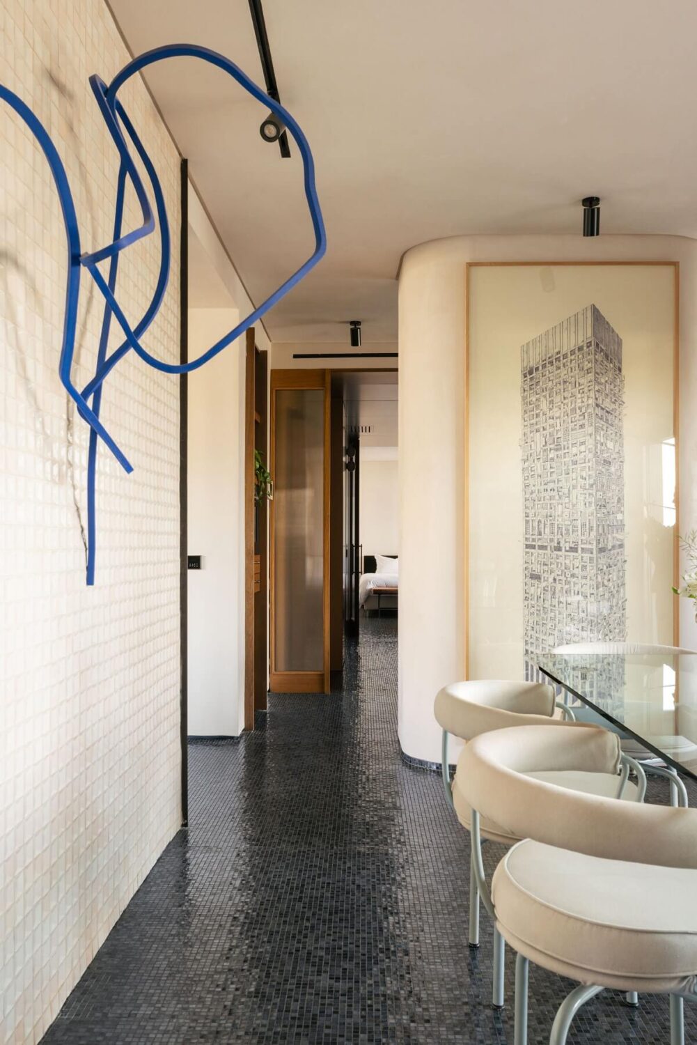 The Suspended Garden: An Architect-Designed Mid-Century Lisbon Apartment 10 suspended garden lisbon dining room The Suspended Garden: An Architect-Designed Mid-Century Lisbon Apartment